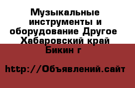 Музыкальные инструменты и оборудование Другое. Хабаровский край,Бикин г.